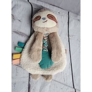Itzy Ritzy Sloth Lovey Plush and Teether Toy w/ Ribbons And Crinkle